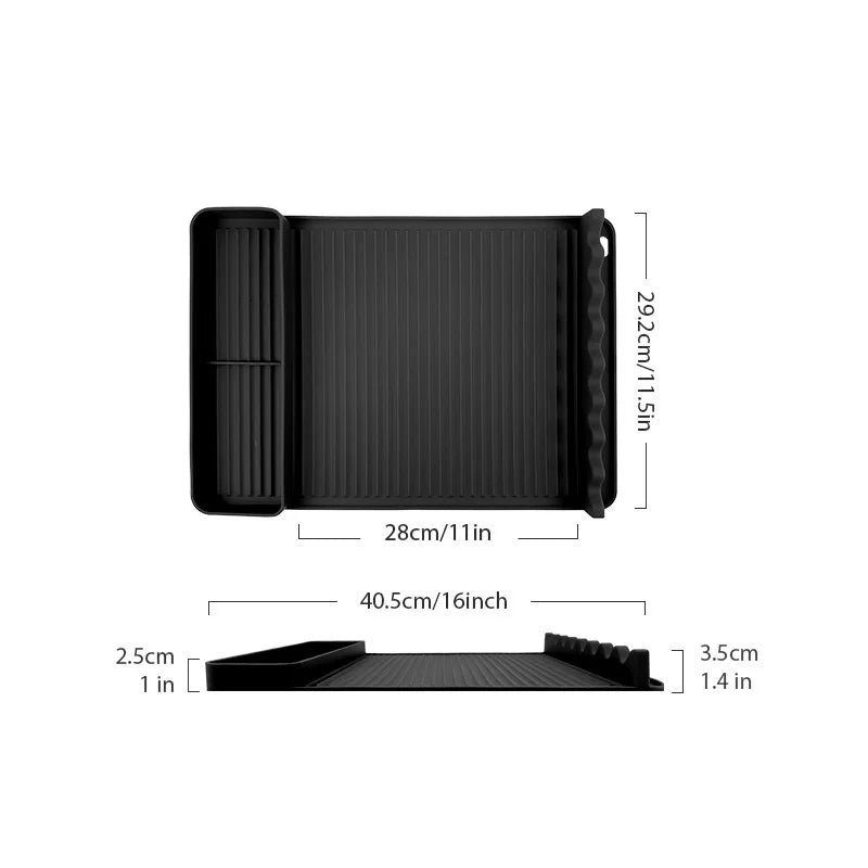 Tapis en silicone GriddleGuard pour tablette latérale