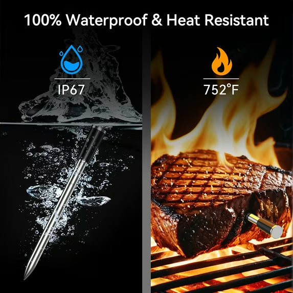 Thermomètre à viande Bluetooth GrillTemp Pro