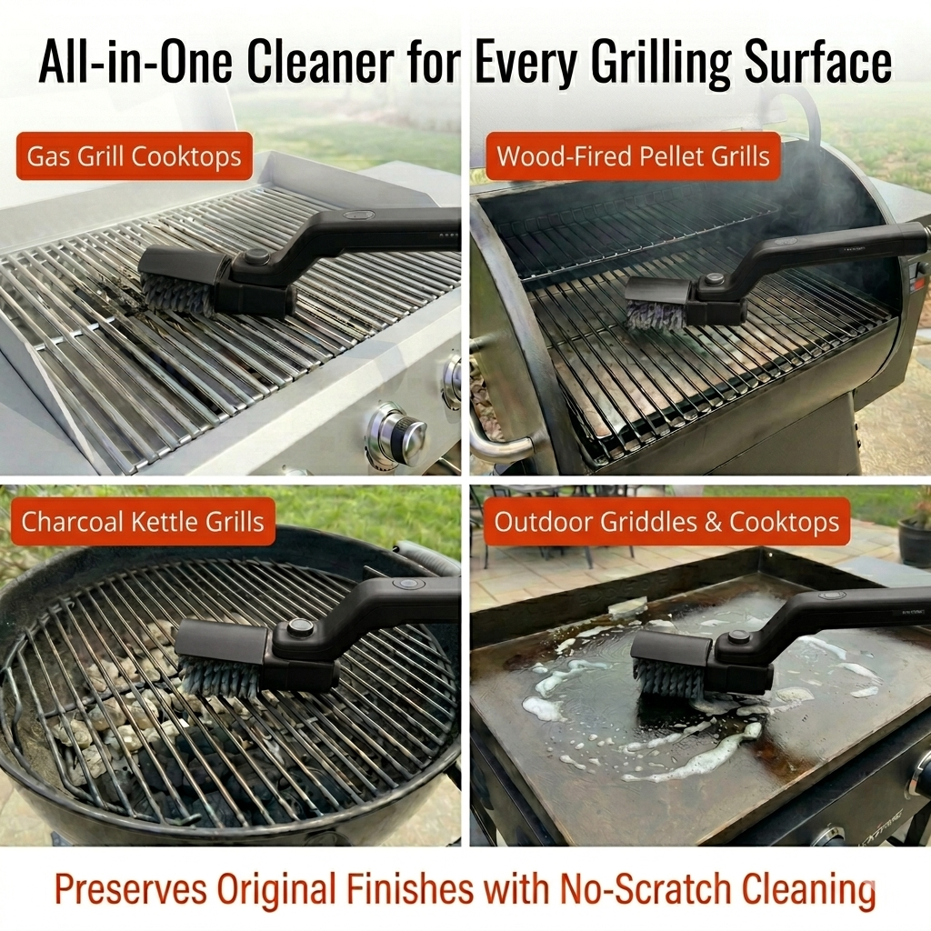 PYROVA GrillBlast Pro™ Electric BBQ Cleaning Brush