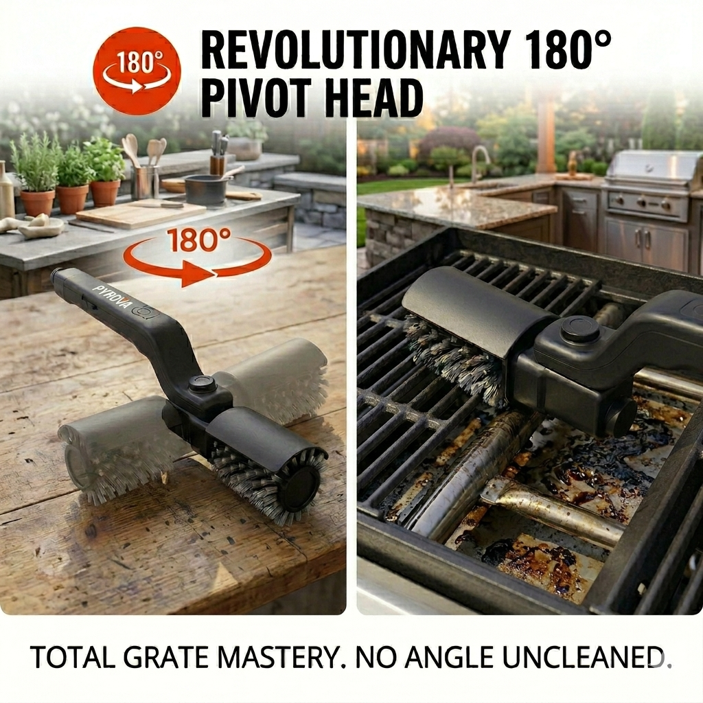 PYROVA GrillBlast Pro™ Electric BBQ Cleaning Brush